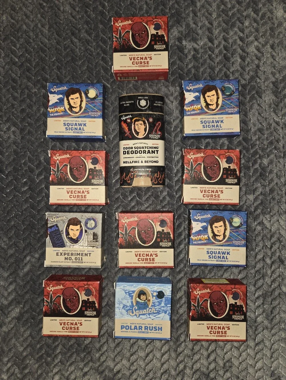 Dr. Squatch Stranger Things Deodorant And Soap Bundle (12 Piece Bundle)
